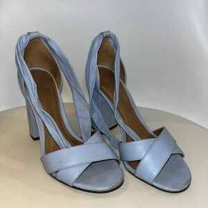 Elegant Sky Blue Women's Heels